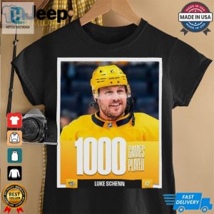 Luke Schenn Nashville Predators Nhl 1000 Games Played T Shirt hotcouturetrends 1 1