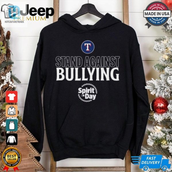 Official Texas Rangers Stand Against Bullying Spirit Day 2024 Shirt hotcouturetrends 1