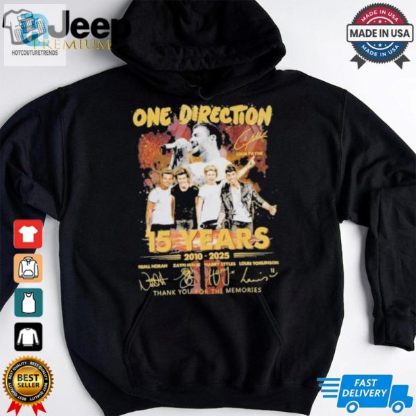 One Direction Liam Payne 15 Years 2010 2025 Thank You For The Memories T Shirt hotcouturetrends 1 3