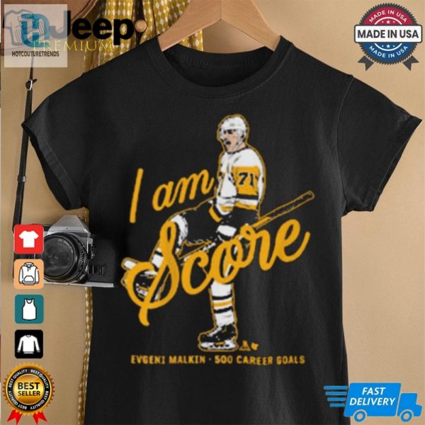 Evgeni Malkin I Am Score 500 Career Goals Pittsburgh Penguins Nhl T Shirt hotcouturetrends 1 1