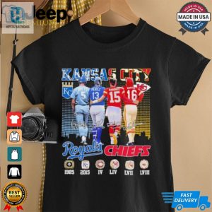 Official Kansas City Royals Brett Perez X Kansas City Chiefs Mahomes Dawson Signatures Shirt hotcouturetrends 1 1