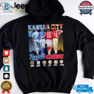 Official Kansas City Royals Brett Perez X Kansas City Chiefs Mahomes Dawson Signatures Shirt hotcouturetrends 1 3