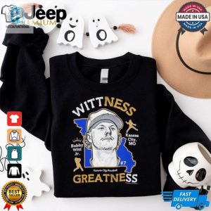 Wittness Greatness Bobby Witt Jr. Kansas City Royals Baseball Map Shirt hotcouturetrends 1 2