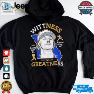 Wittness Greatness Bobby Witt Jr. Kansas City Royals Baseball Map Shirt hotcouturetrends 1 3