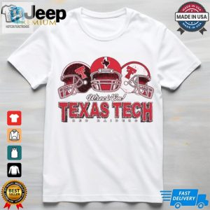 Wreck Em Texas Tech Red Raiders Helmet On Helmet T Shirt hotcouturetrends 1 3