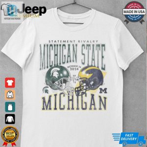 Michigan Wolverines Vs. Michigan State Spartans Football 2024 Statement Rivalry Matchup Set Shirt hotcouturetrends 1 2