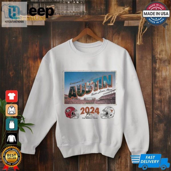 Texas Longhorns 2024 Georgia Gameday Austin Postcard Shirt hotcouturetrends 1