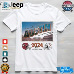 Texas Longhorns 2024 Georgia Gameday Austin Postcard Shirt hotcouturetrends 1 3