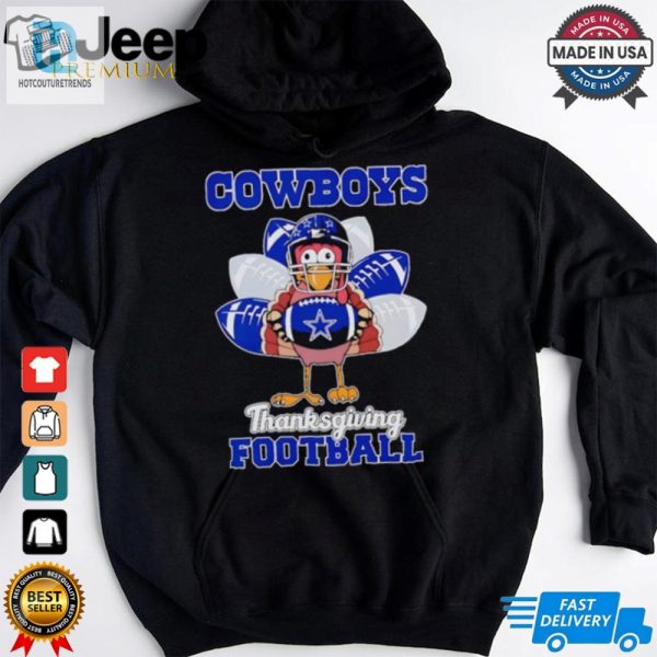 Turkey Dallas Cowboys Thanksgiving Football Shirt hotcouturetrends 1 2