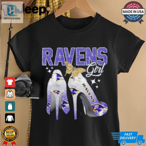 Baltimore Ravens Girl High Heels Shirt hotcouturetrends 1