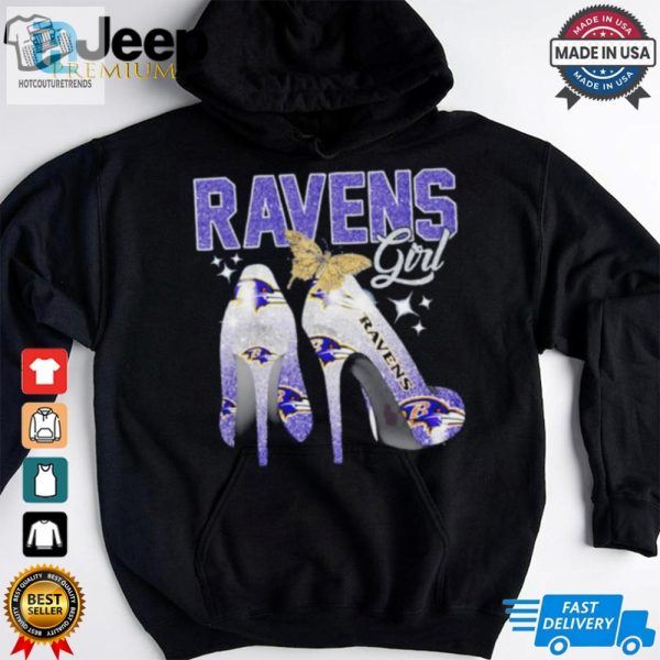 Baltimore Ravens Girl High Heels Shirt hotcouturetrends 1 2