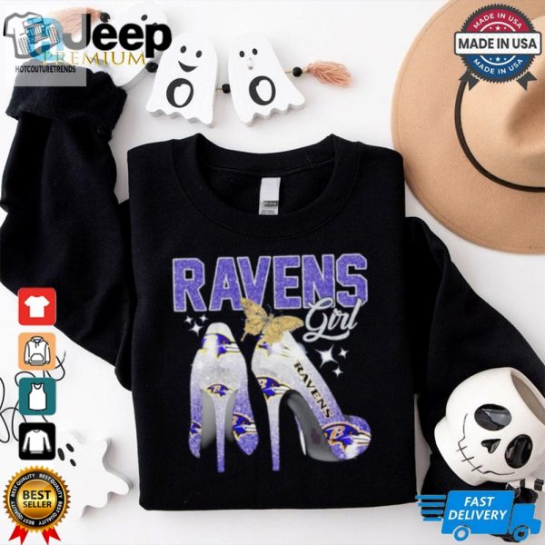 Baltimore Ravens Girl High Heels Shirt hotcouturetrends 1 3