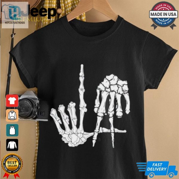 Skeleton Bone Hands Los Angeles Dodgers Baseball Mlb Halloween Shirt hotcouturetrends 1