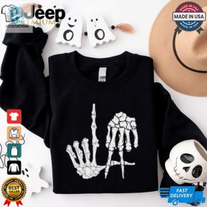 Skeleton Bone Hands Los Angeles Dodgers Baseball Mlb Halloween Shirt hotcouturetrends 1 3