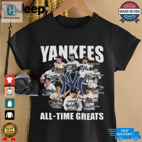 New York Yankees All Time Greats Signature Signatures T Shirt hotcouturetrends 1