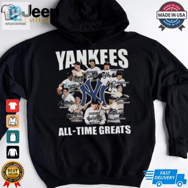 New York Yankees All Time Greats Signature Signatures T Shirt hotcouturetrends 1 2