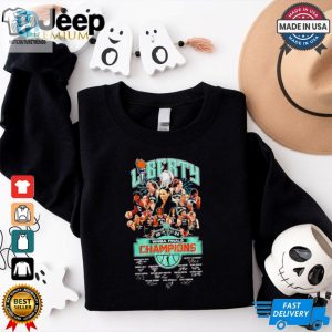 New York Liberty 2024 Wnba Finals Champions Signature Shirt hotcouturetrends 1 3