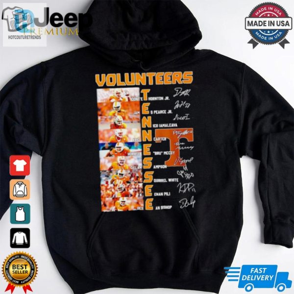 Tennessee Volunteers Name And Signature Photo Shirt hotcouturetrends 1 2