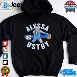 Alyssa Ustby North Carolina Tar Heels Cartoon Shirt hotcouturetrends 1 2