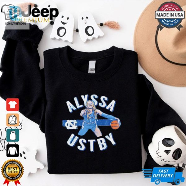 Alyssa Ustby North Carolina Tar Heels Cartoon Shirt hotcouturetrends 1 3