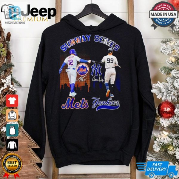 Subway Series New York Mets Lindor And Yankees Juan Skyline Shirt hotcouturetrends 1 1