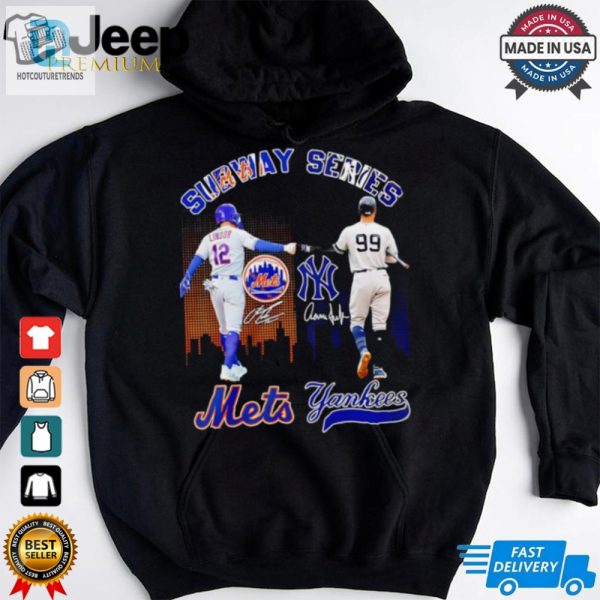 Subway Series New York Mets Lindor And Yankees Juan Skyline Shirt hotcouturetrends 1 2