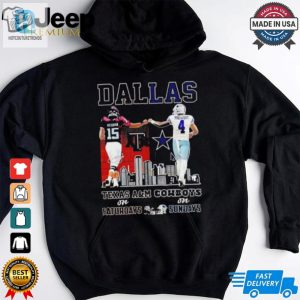 Conner Weigman Texas Am Aggies On Saturdays And Dak Prescott Dallas Cowboys On Sundays Dallas City Shirt hotcouturetrends 1 2