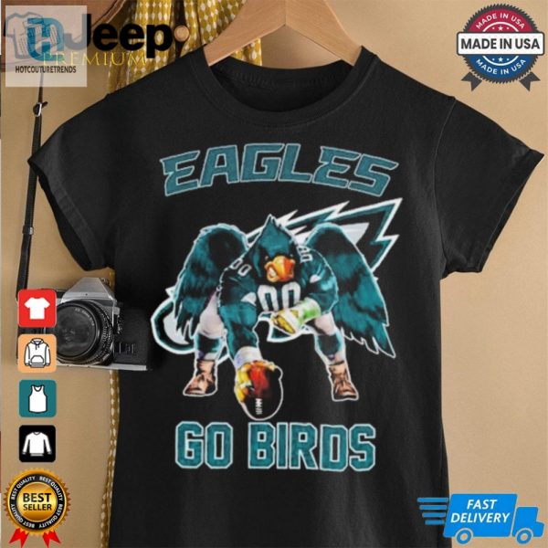 Philadelphia Eagles Go Birds Football Mascot Shirt hotcouturetrends 1