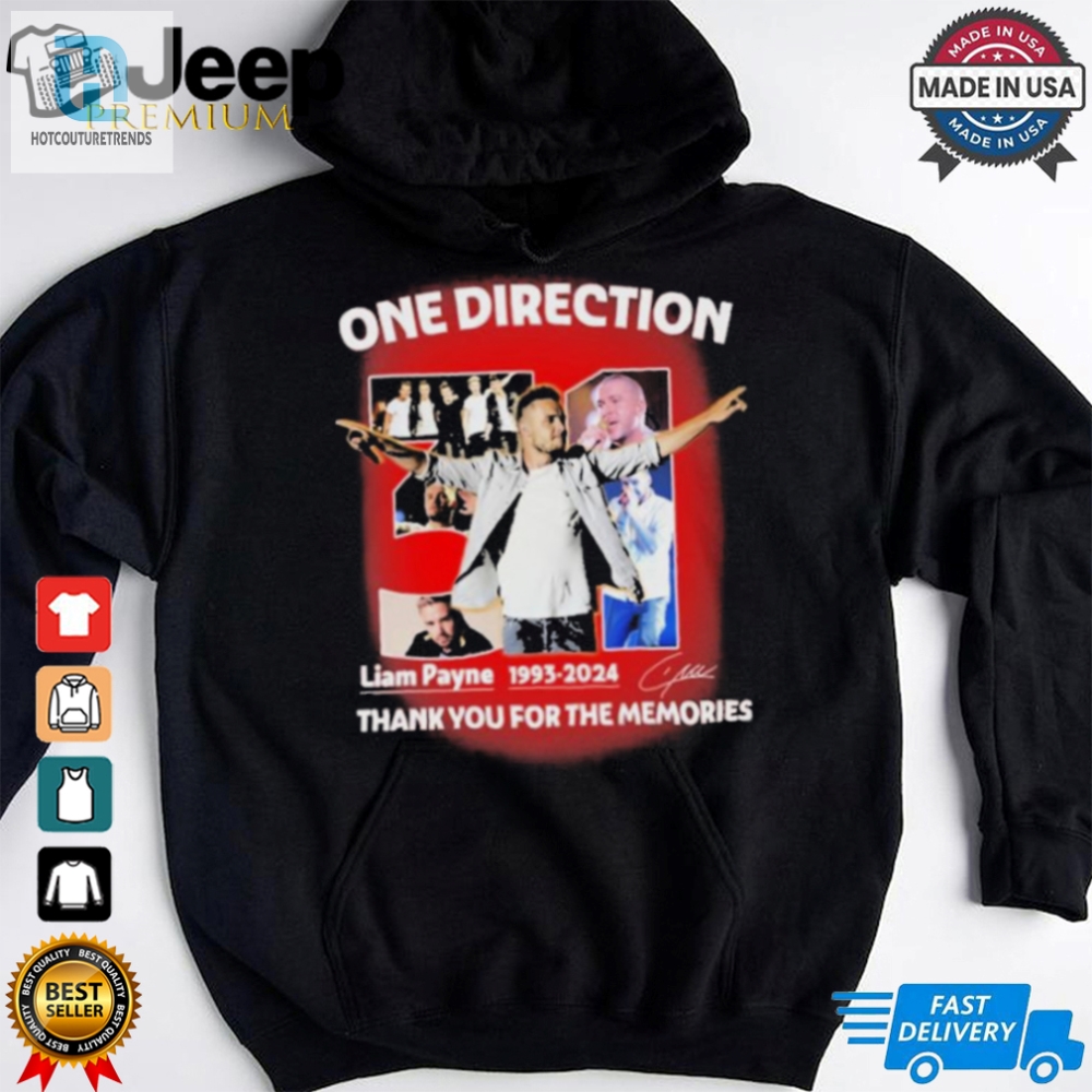 One Direction Liam Payne 1993 2024 Thank You For The Memories Shirt 