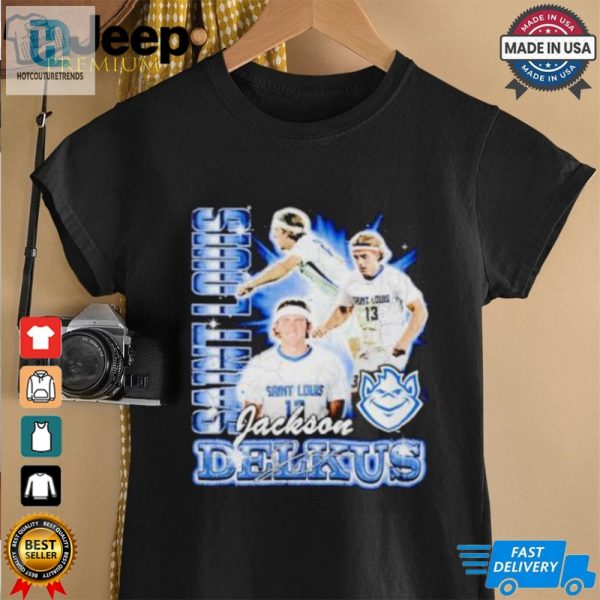 Jackson Delkus Saint Louis Billikens Signature Vintage Graphic Shirt hotcouturetrends 1