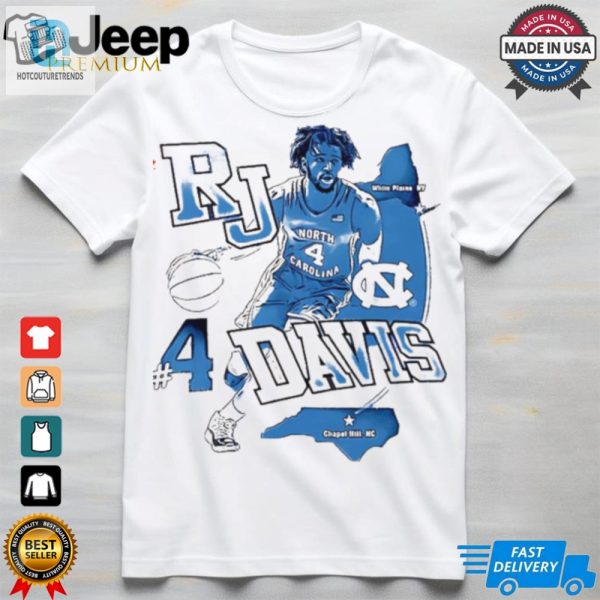 Rj Davis North Carolina Tar Heels Journey Blue Shirt hotcouturetrends 1