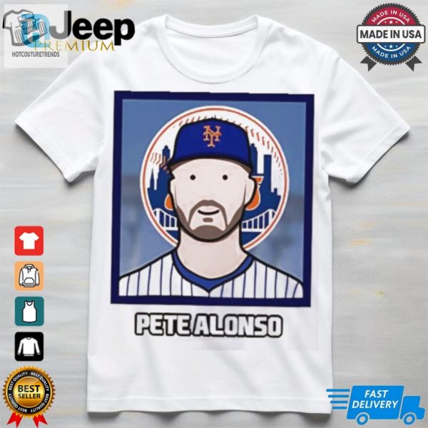 New York Mets Pete Alonso Cartoon Card Photo Shirt hotcouturetrends 1