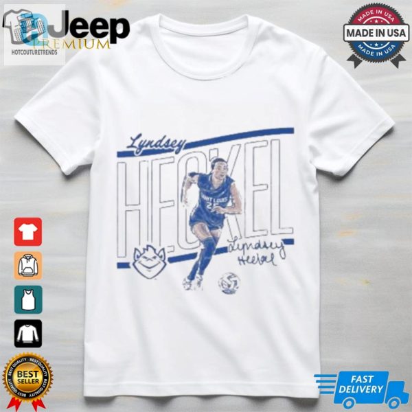 Lyndsey Heckel Saint Louis Billikens Signature Player Cartoon Shirt hotcouturetrends 1