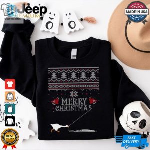 Merry Honked Christmas Pattern Funny Honk Goose Animal Lover T Shirt hotcouturetrends 1 1