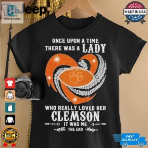 Official Once Upon A Time There Was A Lady Who Really Loved Her Clemson Tigers Diamonds Shirt hotcouturetrends 1 2