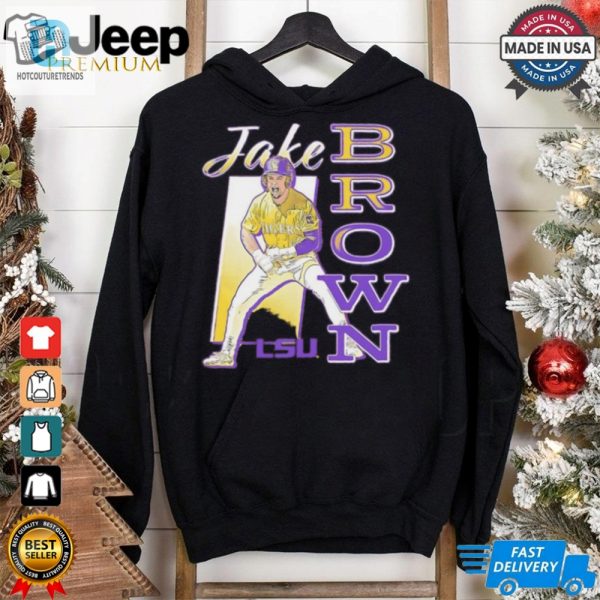 Lsu Tigers Jake Brown Superstar Pose Shirt hotcouturetrends 1