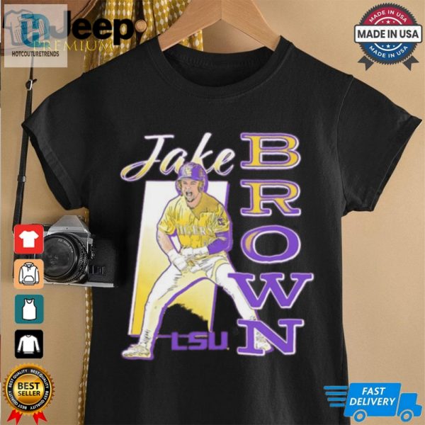 Lsu Tigers Jake Brown Superstar Pose Shirt hotcouturetrends 1 2