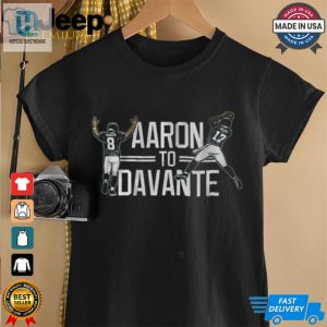 Official New York Jets Aaron Rodgers To Davante Adams Shirt hotcouturetrends 1 2