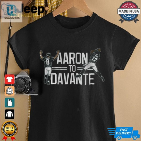 Official New York Jets Aaron Rodgers To Davante Adams Shirt hotcouturetrends 1 2