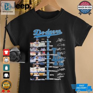 Los Angeles Dodgers Nlcs Players Signatures Shirt hotcouturetrends 1 2