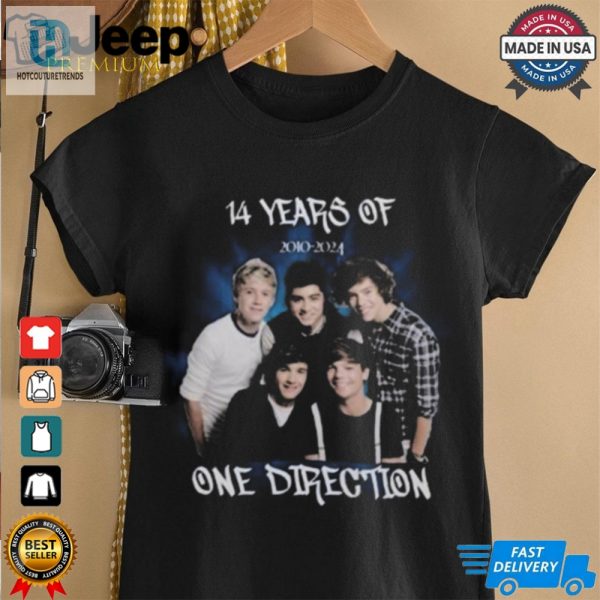 Official 14 Years Of One Direction 2010 2024 Shirt hotcouturetrends 1 2