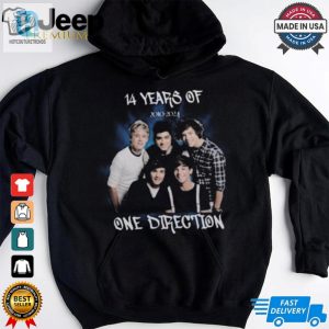 Official 14 Years Of One Direction 2010 2024 Shirt hotcouturetrends 1 3