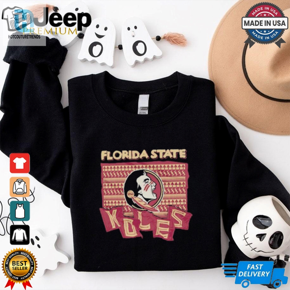 Official Image One Mens Florida State Seminole Logo Noles T Shirt 