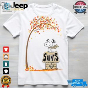 Snoopy Fall New Orleans Saints T Shirt hotcouturetrends 1 2