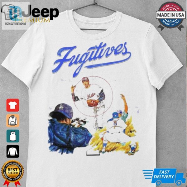 New York Mets Baseball Los Angeles Dodgers Shooting Fugitives Shirt hotcouturetrends 1 3