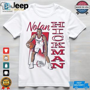 Gonzaga Bulldogs Nolan Hickman Graphic Shirt hotcouturetrends 1 2