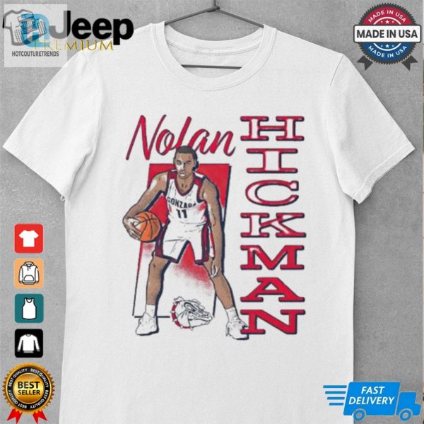 Gonzaga Bulldogs Nolan Hickman Graphic Shirt hotcouturetrends 1 3