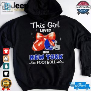 This Girl Loves Her New York Giants Football Faux Glitter Shirt hotcouturetrends 1 3