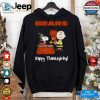 Peanuts Chicago Bears Football Happy Thanksgiving T Shirt hotcouturetrends 1