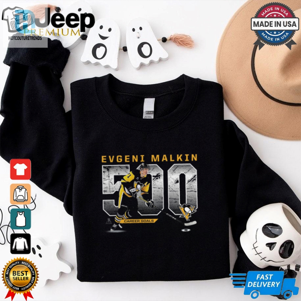 Evgeni Malkin Pittsburgh Penguins 500 Goals T Shirt 